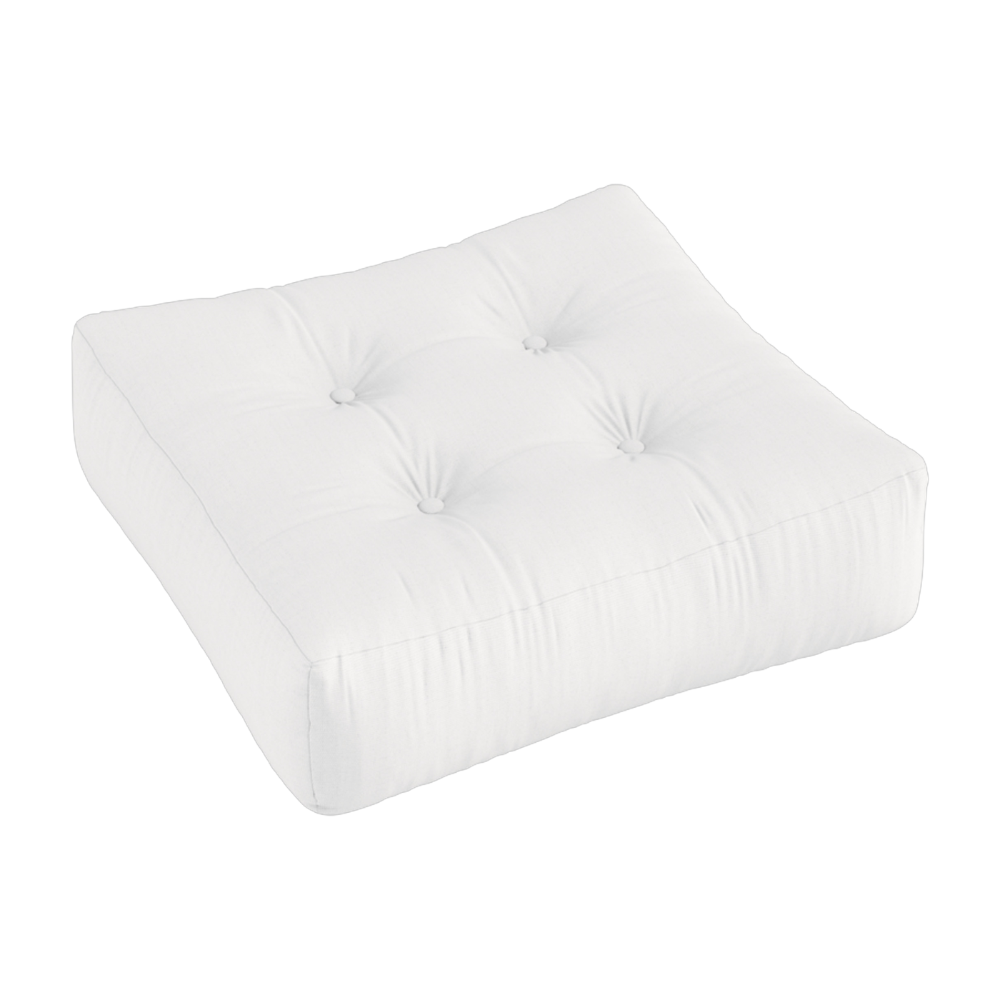Blanco dralon acrílico al aire libre puf 70x22cm Más Puf Out - Karup Design