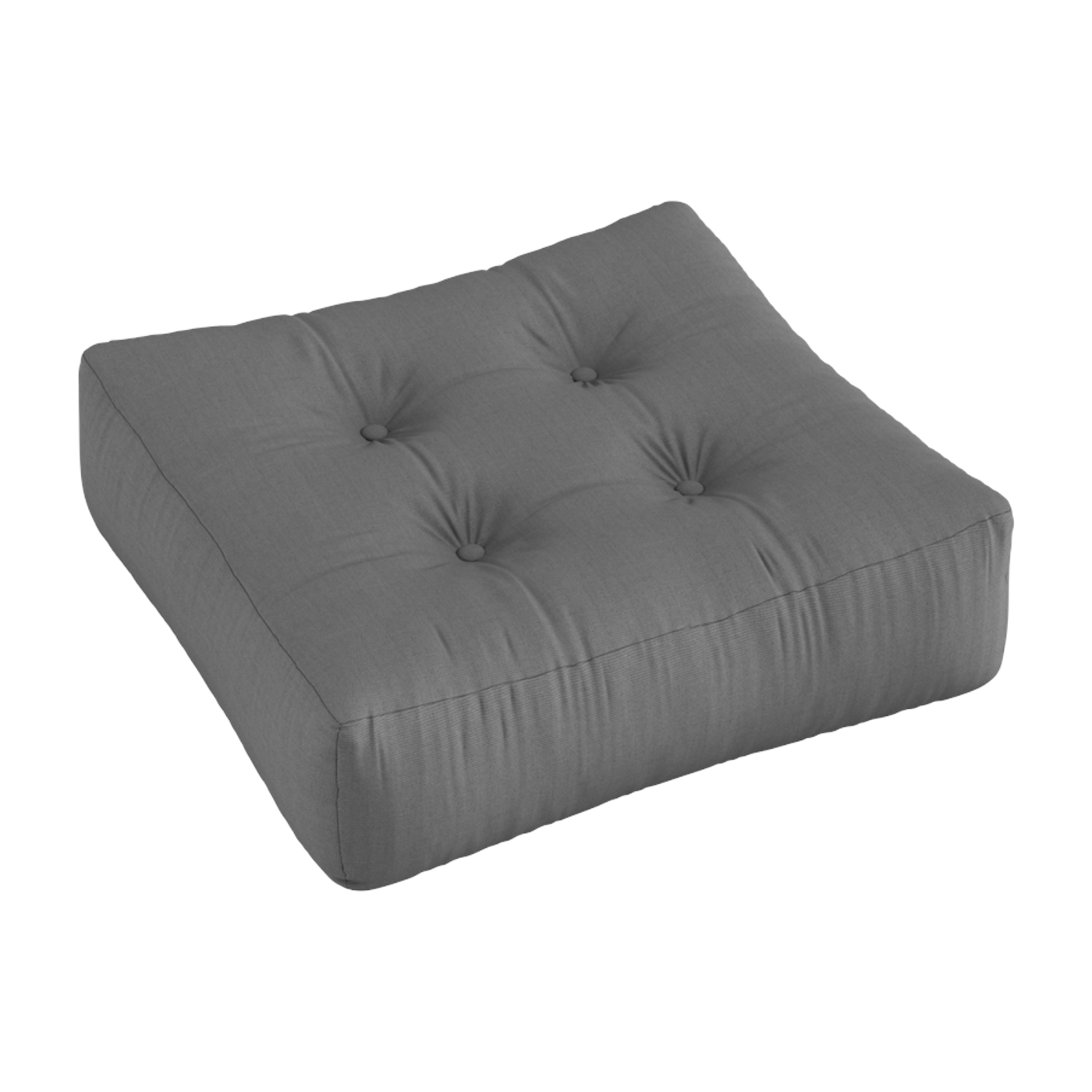 Puff exterior acrílico dralon gris oscuro 70x22cm More Pouf Out - Karup Design