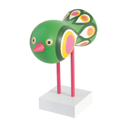 Figurine oiseaux en hêtre massif coloré 16x16x7cm Birds 1967 N°2 - Design House Stockholm