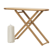 Solid oak coffee table, console, ironing board 130x38cm Cinderella - Design House Stockholm