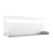 White steel wall shelf 30x76cm Aris - Metallbude