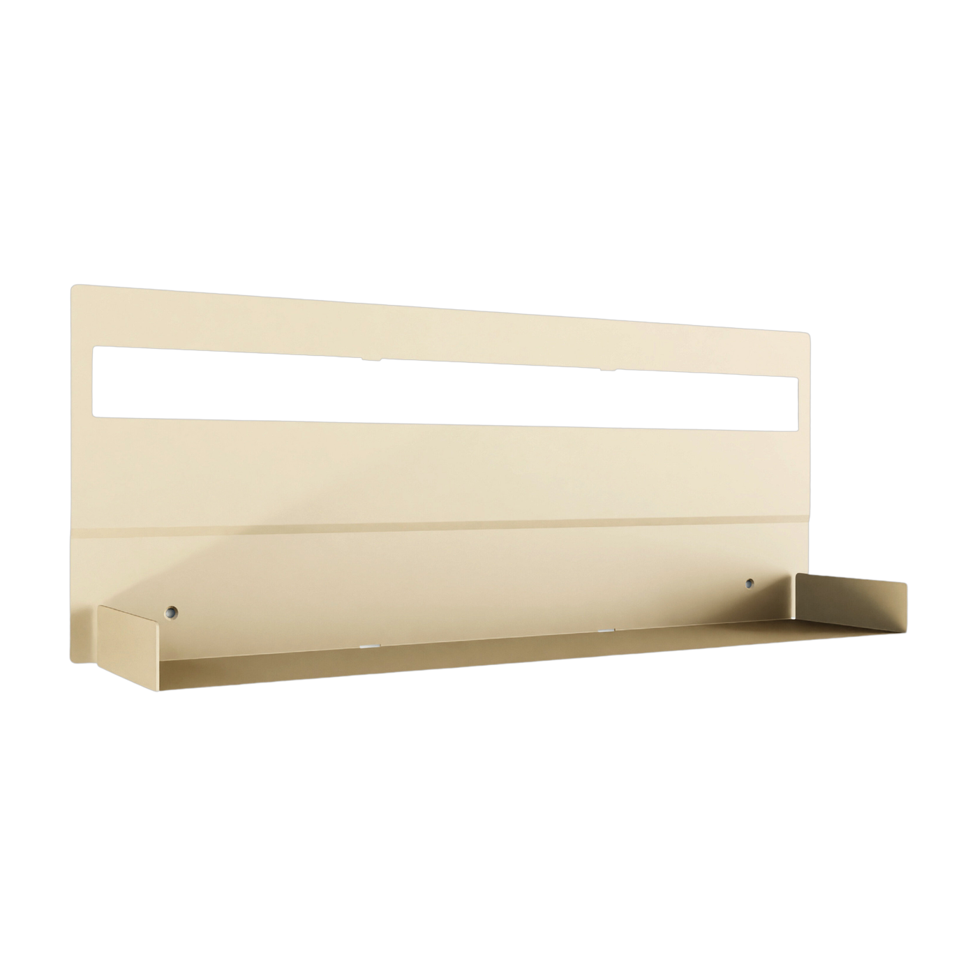 Wandregal aus Stahl cashewbeige 30x76cm Aris -. Metallbude