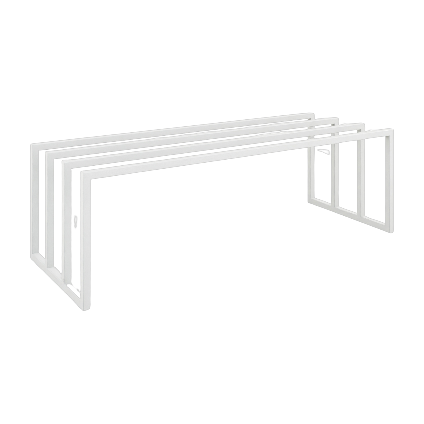 Meuble à chaussures en acier blanc 80x30x41cm Bovi - Metallbude