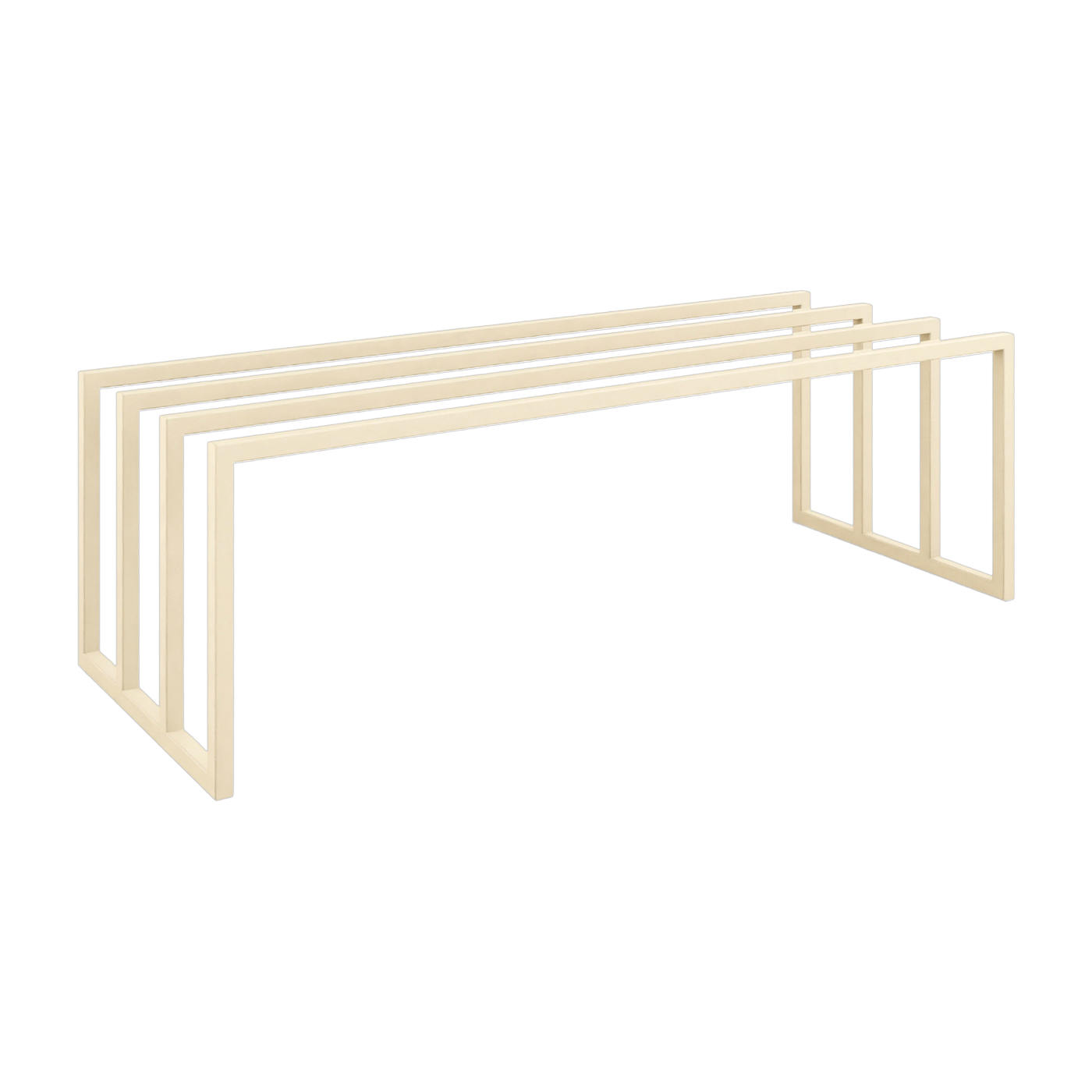 Meuble à chaussures en acier beige cashew 80x30x41cm Bovi - Metallbude