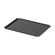 Tablett aus schwarzem Stahl 34x24cm Cut X - Metallbude