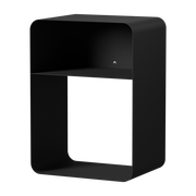 Comodino in acciaio nero 58x42x30cm Damio - Metallbude