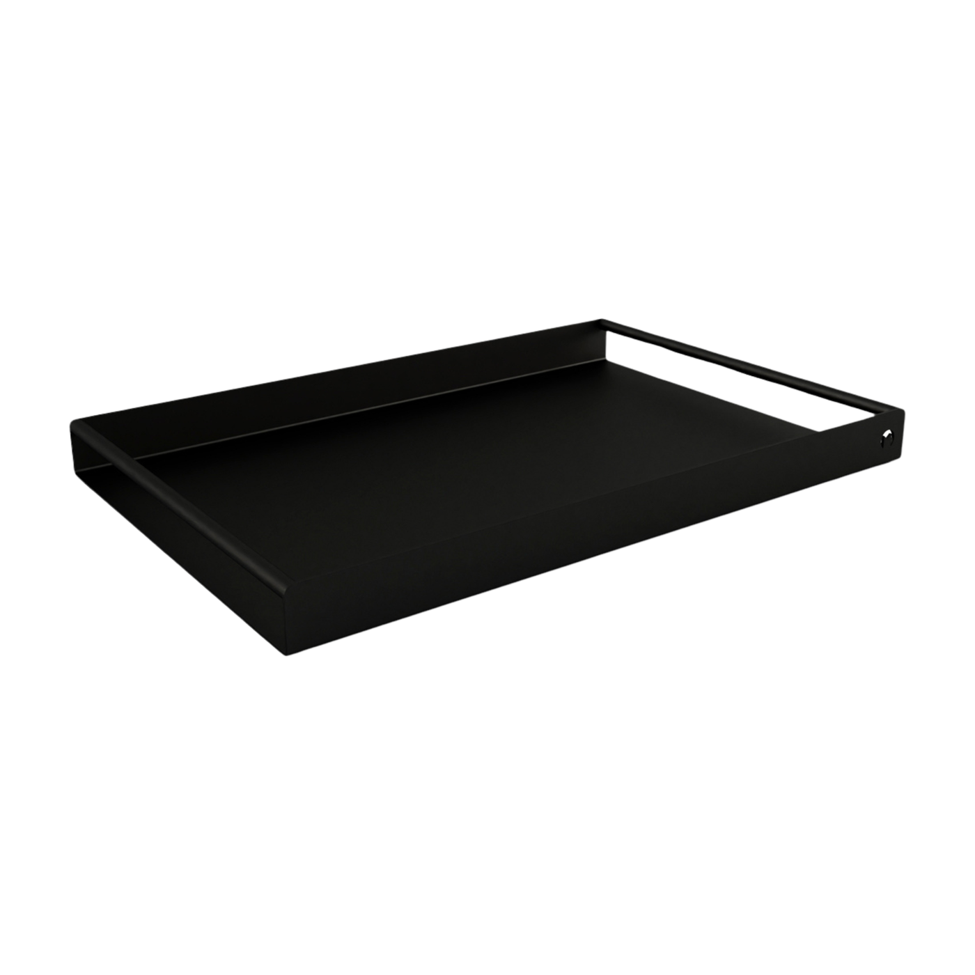 Bandeja de acero negro 45x30x4cm Dava - Metallbude