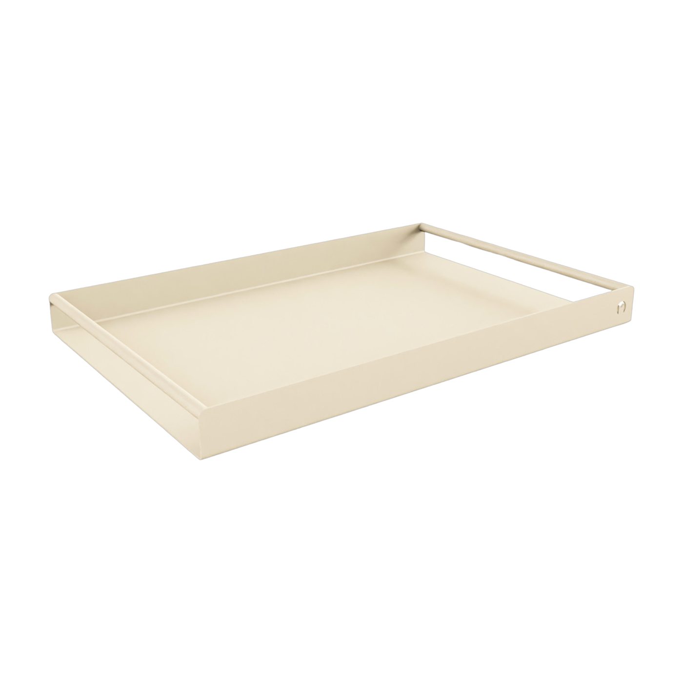 Bandeja de acero beige anacardo 45x30x4cm Dava - Metallbude