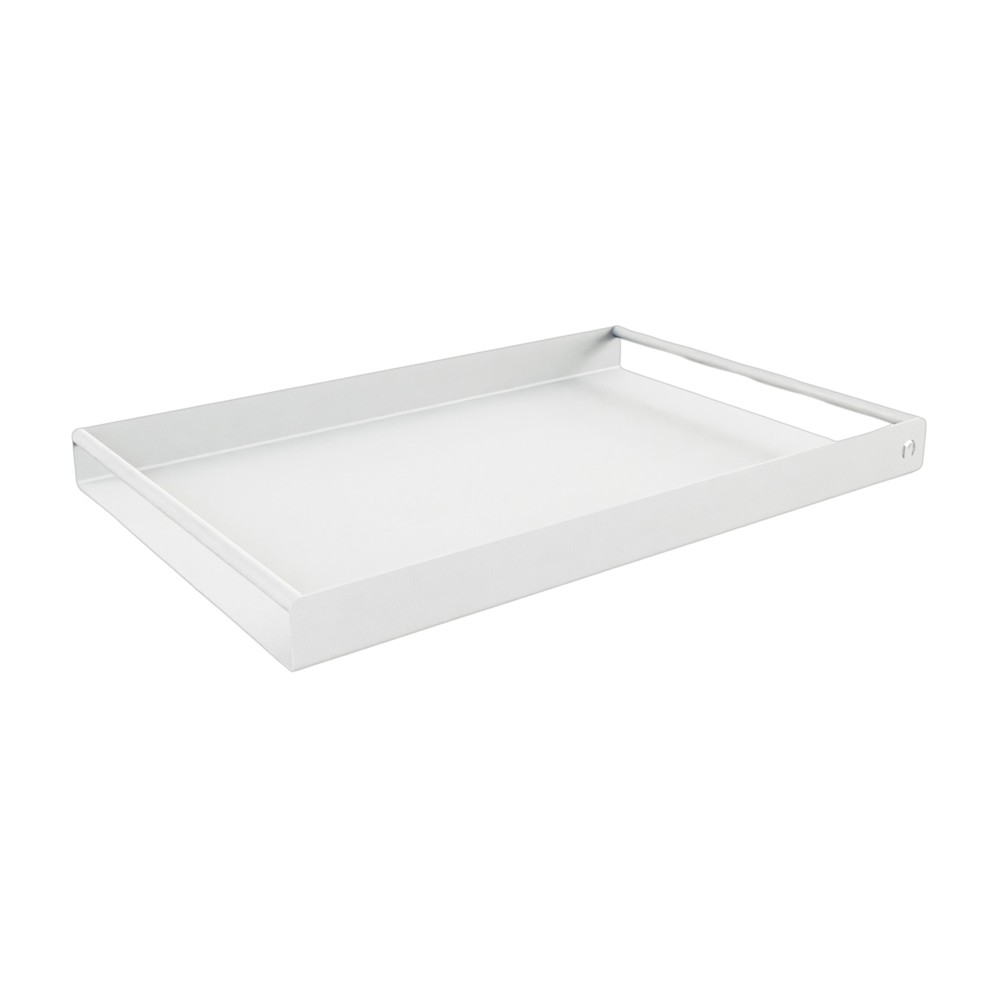 Bandeja de acero blanco 45x30x4cm Dava - Metallbude