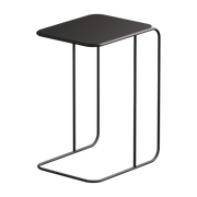 Black steel side table 60x35cm Denya - Metallbude