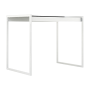 Bureau in acciaio bianco 60x100x79cm Donna - Metallbude