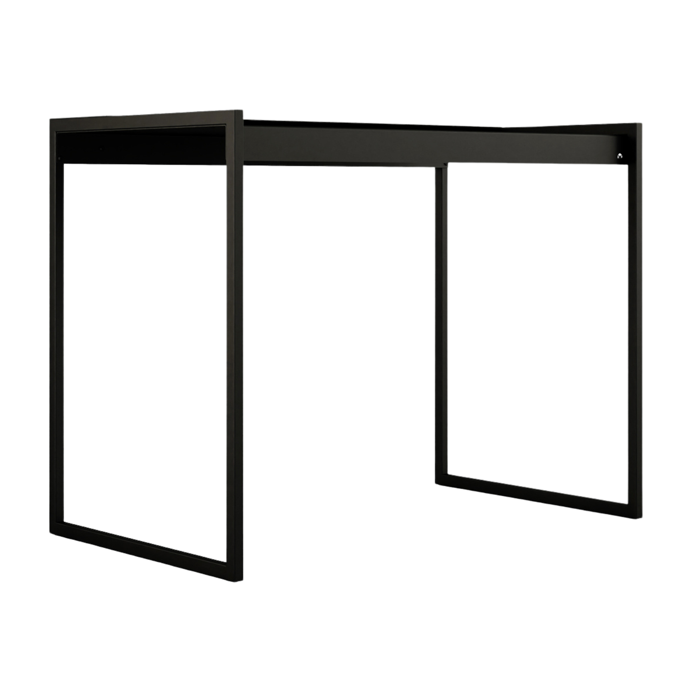 Bureau en acier noir 60x100x79cm Donna - Metallbude
