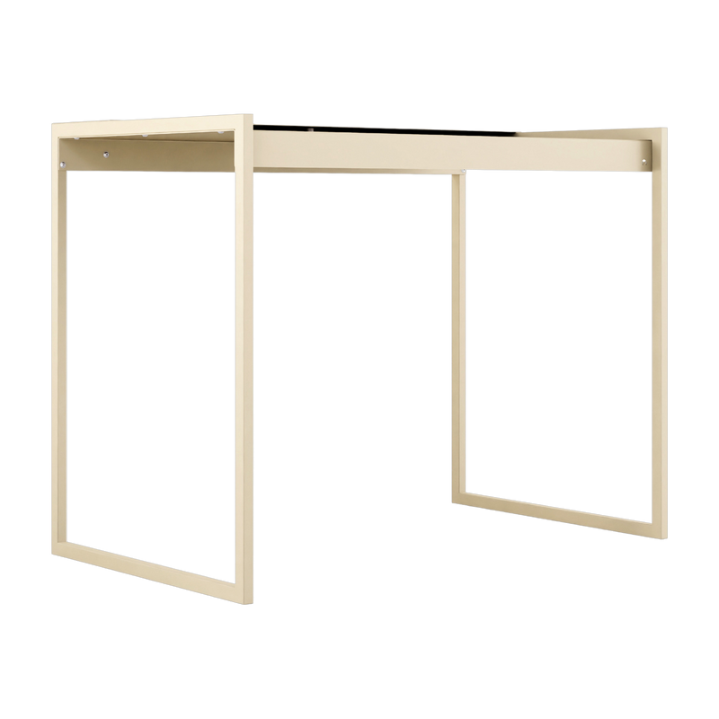 Bureau en acier beige cashew 60x100x79cm Donna - Metallbude