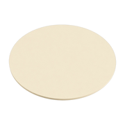 4 posavasos redondos de acero 10x2cm Kiva - beige anacardo Metallbude