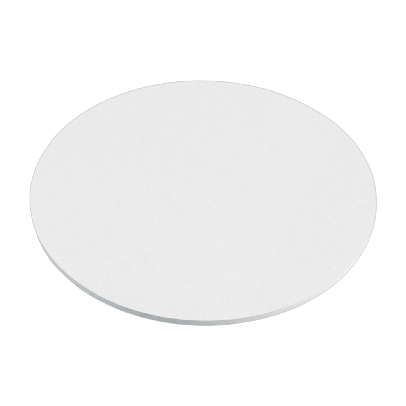 4 posavasos redondos de acero blanco 10x2cm Kiva - Metallbude
