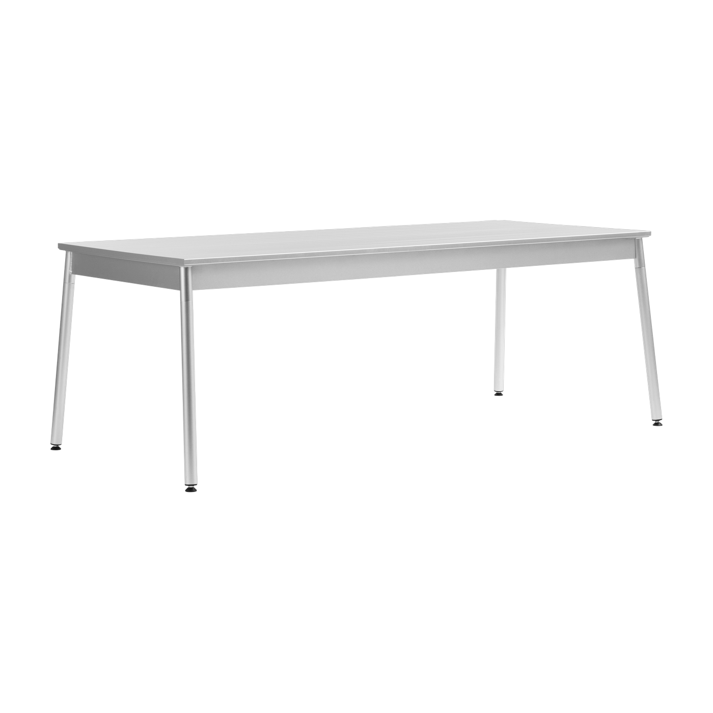 Rechteckiger Gartentisch aus eloxiertem Aluminium 200x89x73cm Ex -. Normann Copenhagen