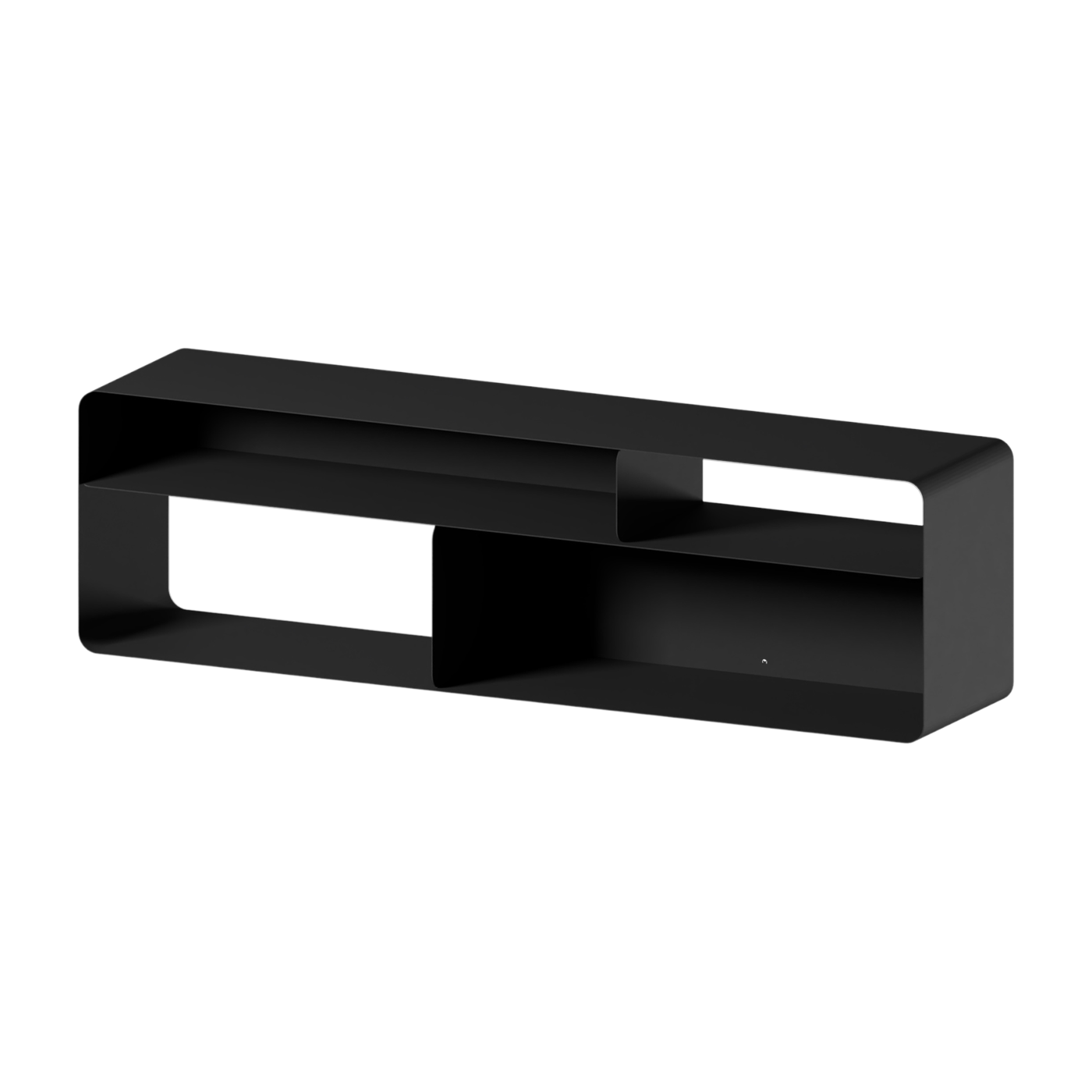 Soporte tv acero negro 180x40x52cm Tavir - Metallbude