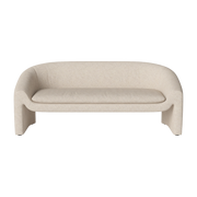 Sofá de 2, 5 plazas en tejido bouclé monza beige - Mielo Bolia