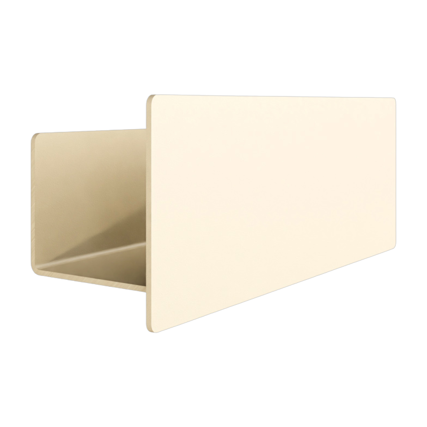 Shelf- savons in cashew beige aluminum 30cm Shea - Metallbude