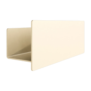Regalhalter savons Aluminium beige cashew 30cm Shea -. Metallbude