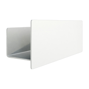 Shelf- savons in white aluminum 30cm Shea - Metallbude
