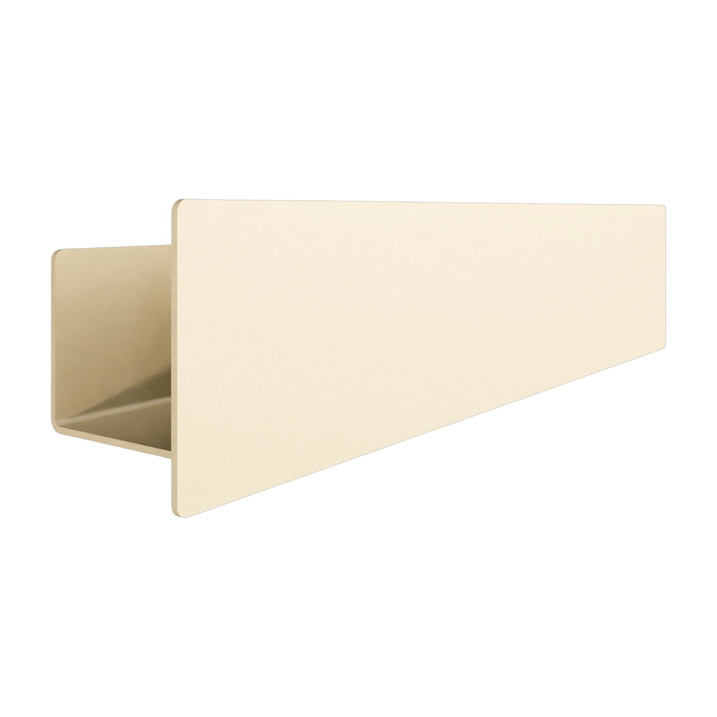 Shelf- savons in cashew beige aluminum 50cm Shea - Metallbude