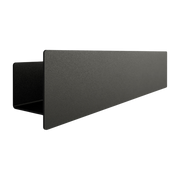 savons black aluminum shelf 50cm Shea - Metallbude
