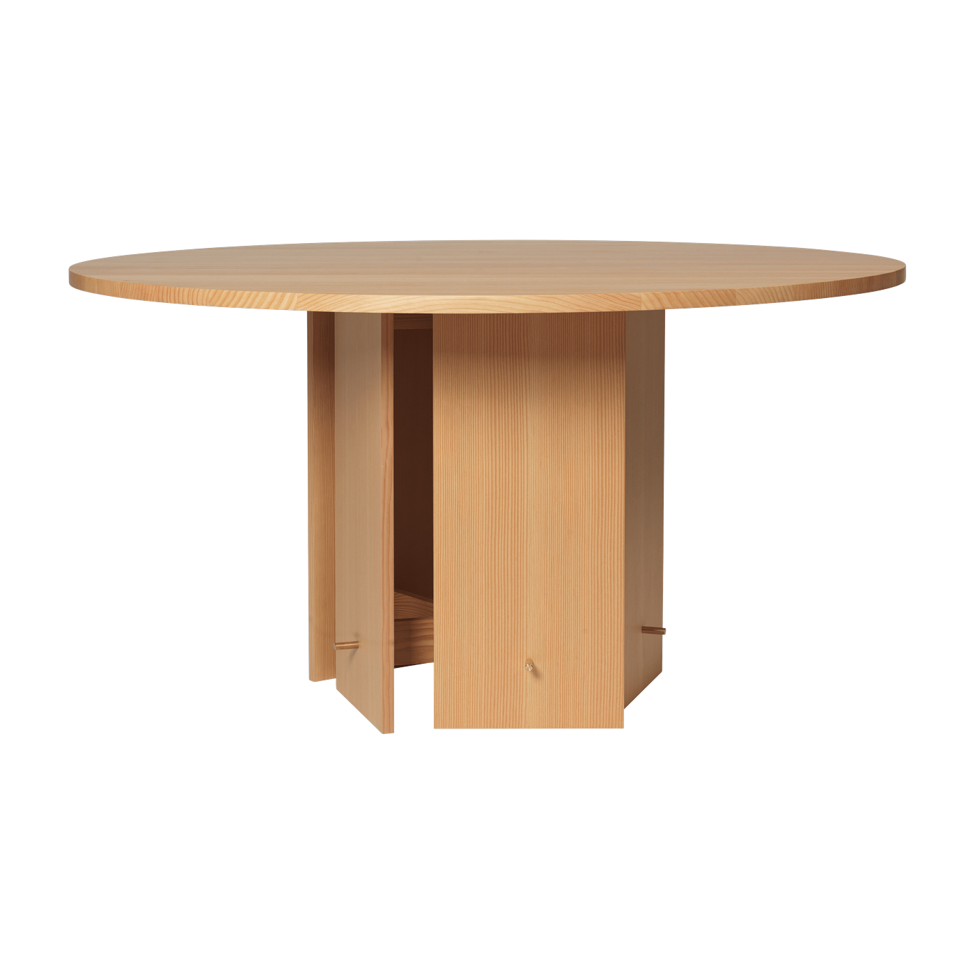 Tavolo da pranzo ronde in abete douglas 140cm Aukko - Ferm Living