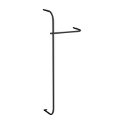 Appendiabiti in acciaio nero 130x45cm Tamina - Metallbude