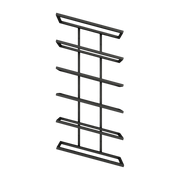 Black steel wine rack 62x27x9, 5cm Vinia - Metallbude