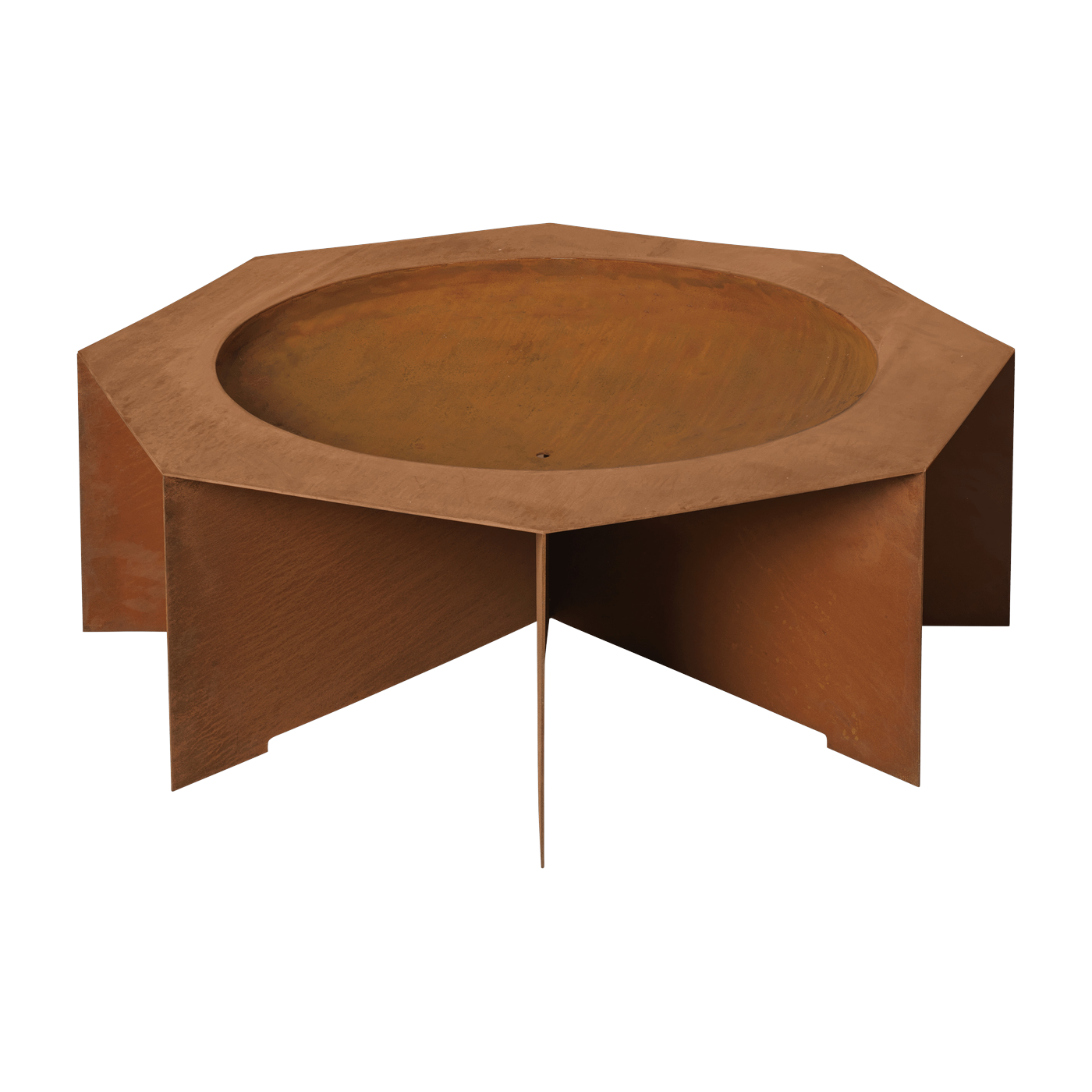 Chimenea de hierro corten 85, 5x29cm Otte - Ferm Living