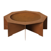 Chimenea de hierro corten 85, 5x29cm Otte - Ferm Living