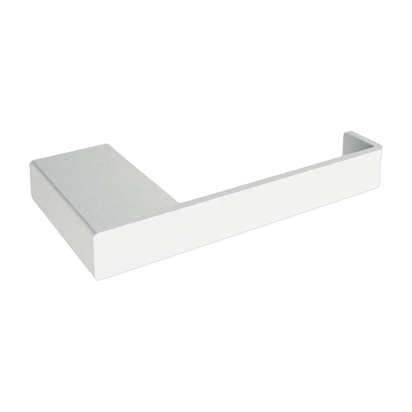 Porta rotolo di carta igienica in acciaio bianco 8x15cm Tuali - Metallbude