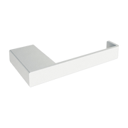Porte-rouleau papier toilette en acier blanc 8x15cm Tuali - Metallbude