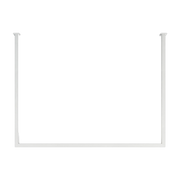 White steel square clothes rail 60x60cm Rubi - Metallbude