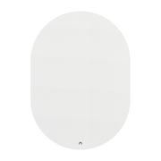 White steel magnetic wallboard 57x41cm Tavo - Metallbude