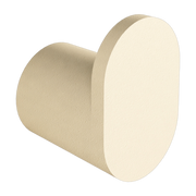 6 perchas redondas de acero beige anacardo 3cm Palo - Metallbude