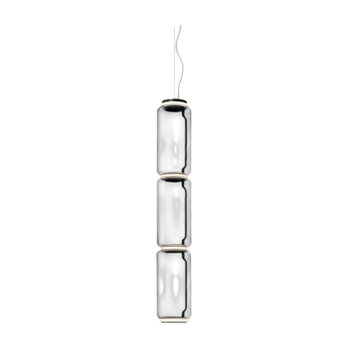 Glass Element Suspension 3 Low and 4 High - Flos