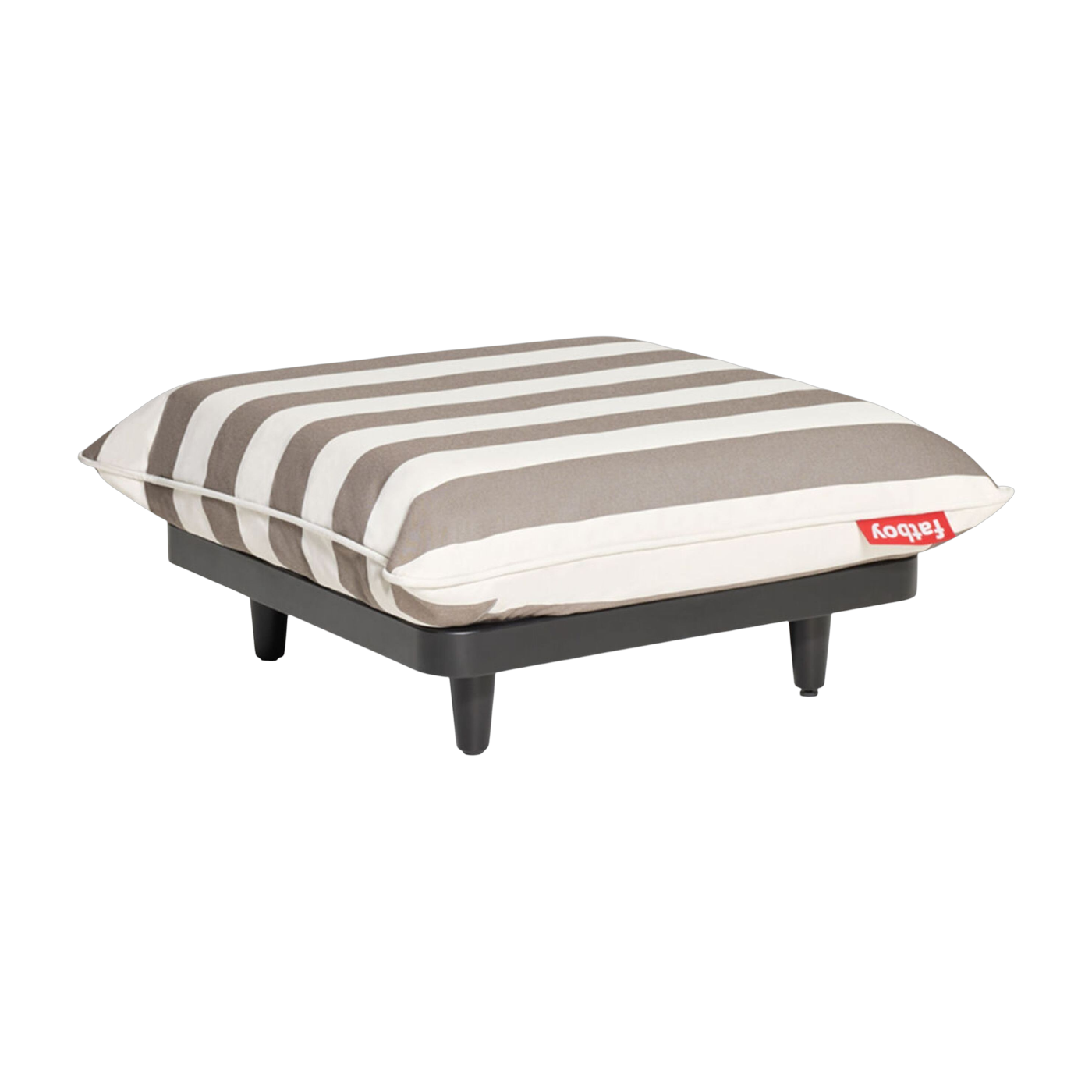 Module de canapé d’extérieur rayé cacao Paletti - Fatboy