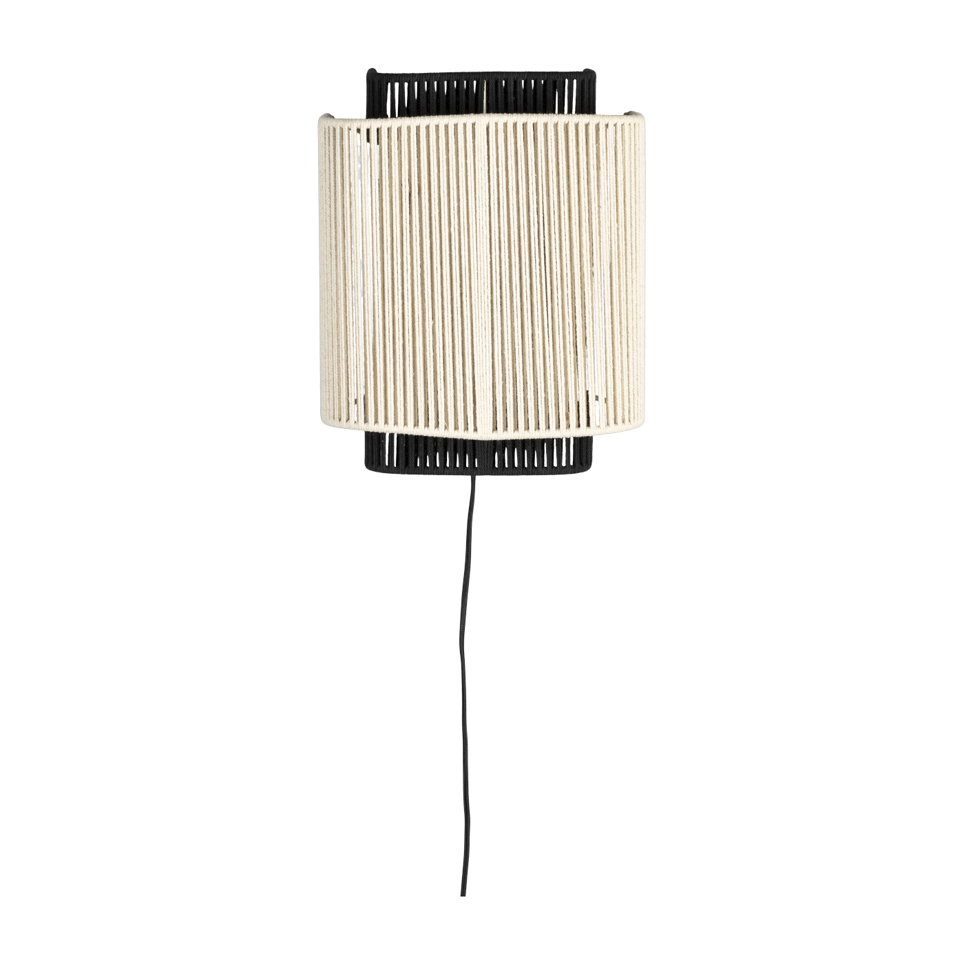 Elon wall lamp in beige cotton - Dutchbone