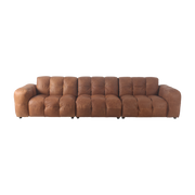4, 5-Sitzer-Sofa aus Leder cognac Hackman -. Dutchbone