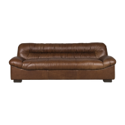 Chocolate leather sofa 214x102. 5x78cm Douglas - Dutchbone