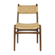 Silla Cecile de cuerda y haya - Dutchbone