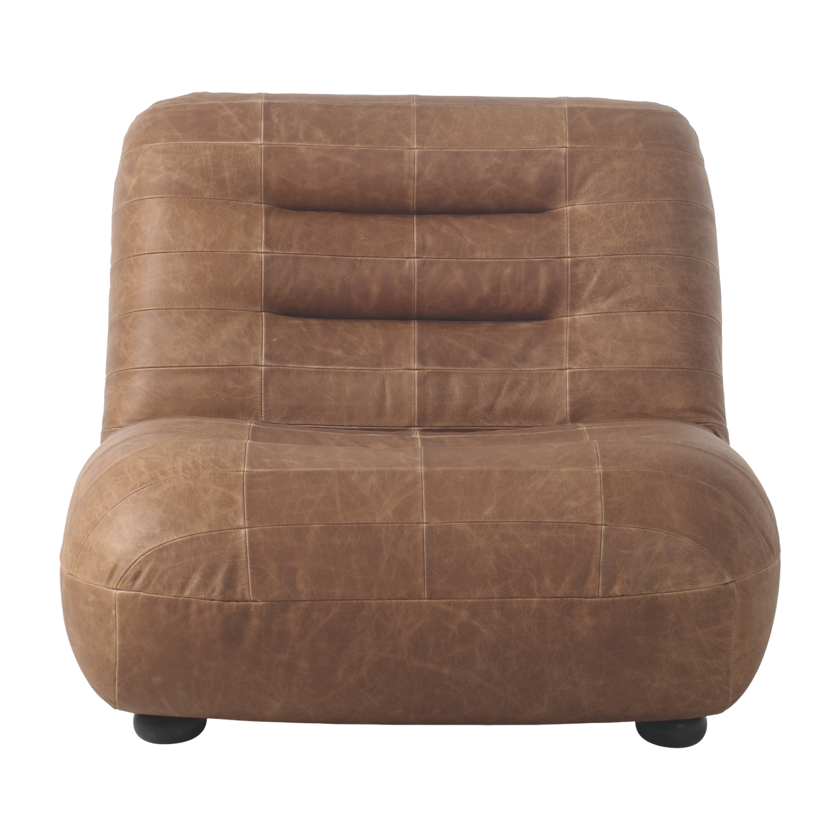 Ledersessel cognac Wyatt -. Dutchbone