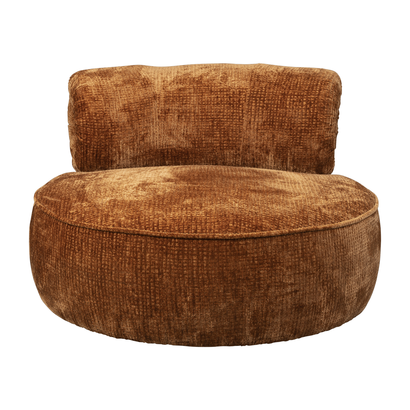 Sillón Tilbury de terciopelo naranja - Dutchbone