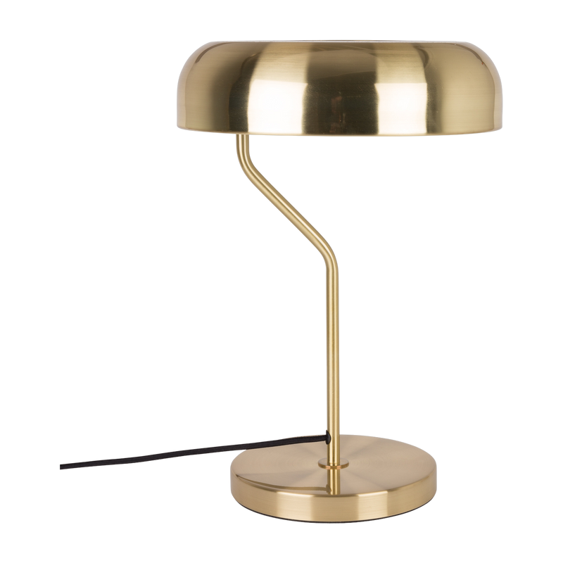 Lampe de bureau en laiton brossé Eclipse - Dutchbone