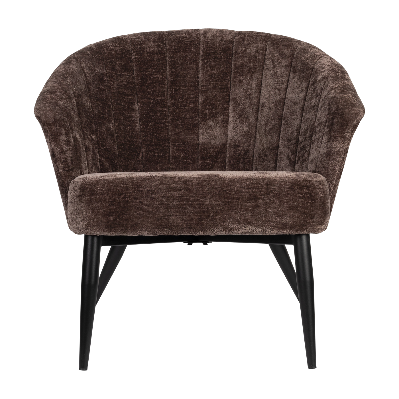 Sillón Georgia de terciopelo morado - Dutchbone