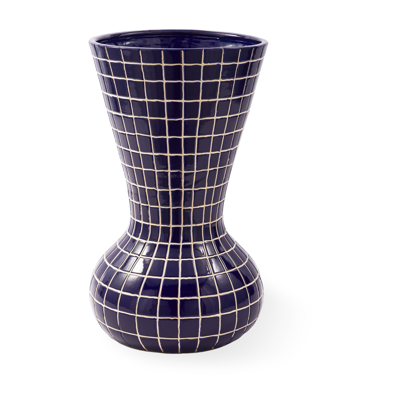 Vase blue ceramic 36x62cm Hamam - Pols Potten