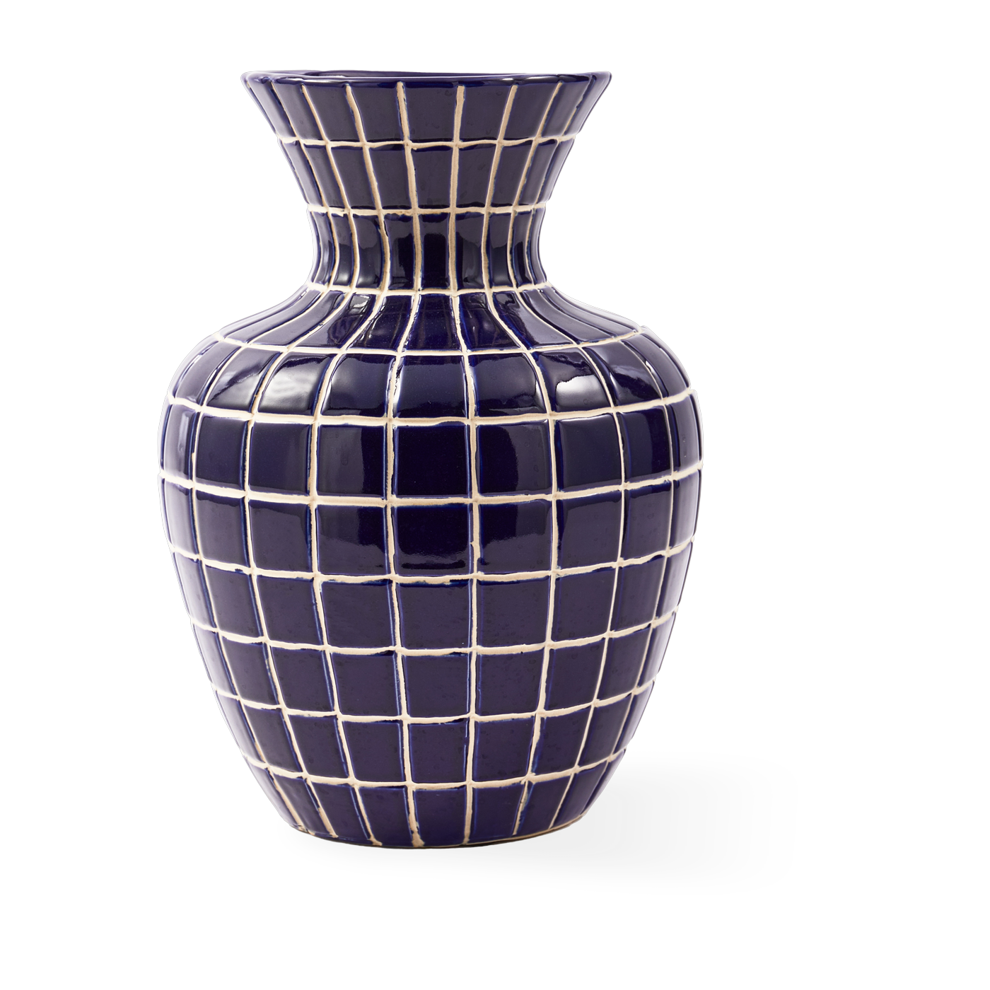 Vase blue ceramic 30x40cm Hamam - Pols Potten