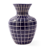 Vase blue ceramic 30x40cm Hamam - Pols Potten